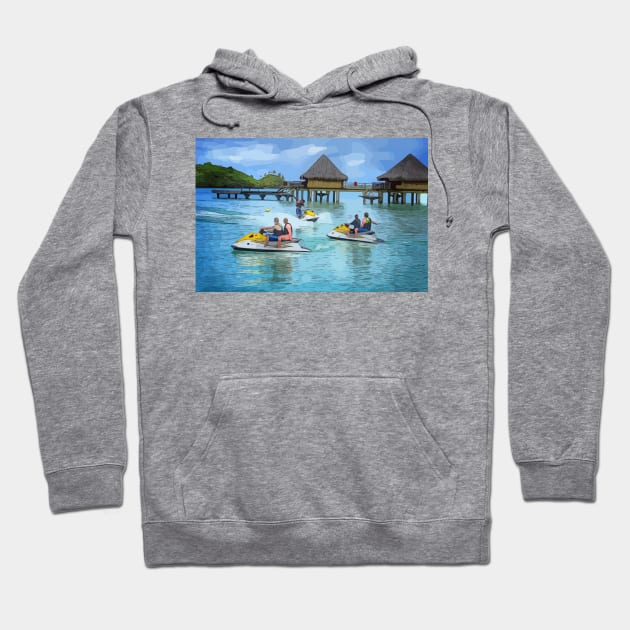 Bora bora Hoodie by WelshDesigns